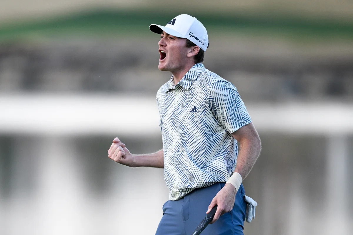 Featured image for "Amateur Golfer Nick Dunlap Makes History with PGA Tour Win and Withdrawal"