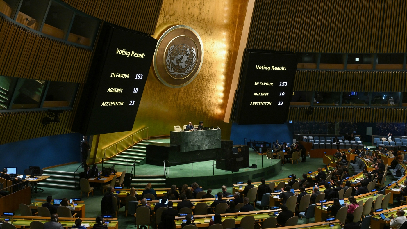 U.N. General Assembly Approves Ceasefire in Israel-Hamas War Despite U.S. Opposition
