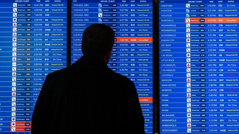 Featured image for Travel disruptions persist as flight cancellations continue amid staffing issues and shutdown aftermath