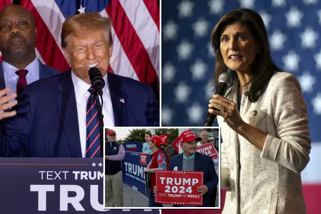 "Trump Maintains Strong Lead Over Haley in South Carolina Polls"