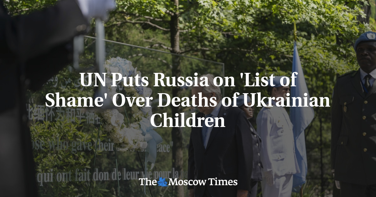 Featured image for UN Blacklists Russia for Killing Ukrainian Children and Attacking Schools.