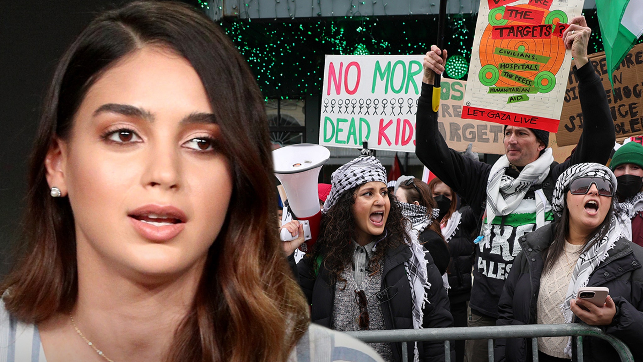 Featured image for "Sundance Disrupted: Melissa Barrera Joins Pro-Palestinian Protest on Main Street"