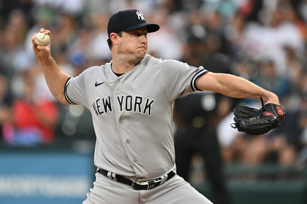 Featured image for Yankees' Gerrit Cole to Start Rehab Assignment Tuesday