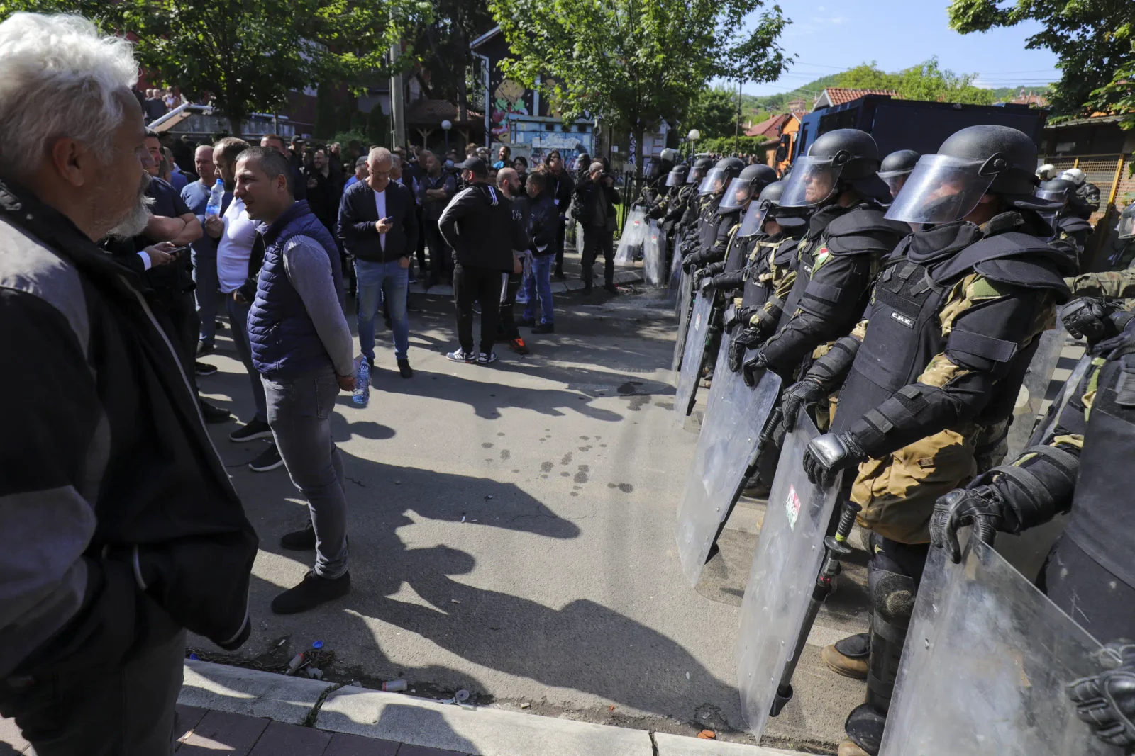 Tensions flare as Kosovo Serbs clash with NATO-led peacekeepers and police.