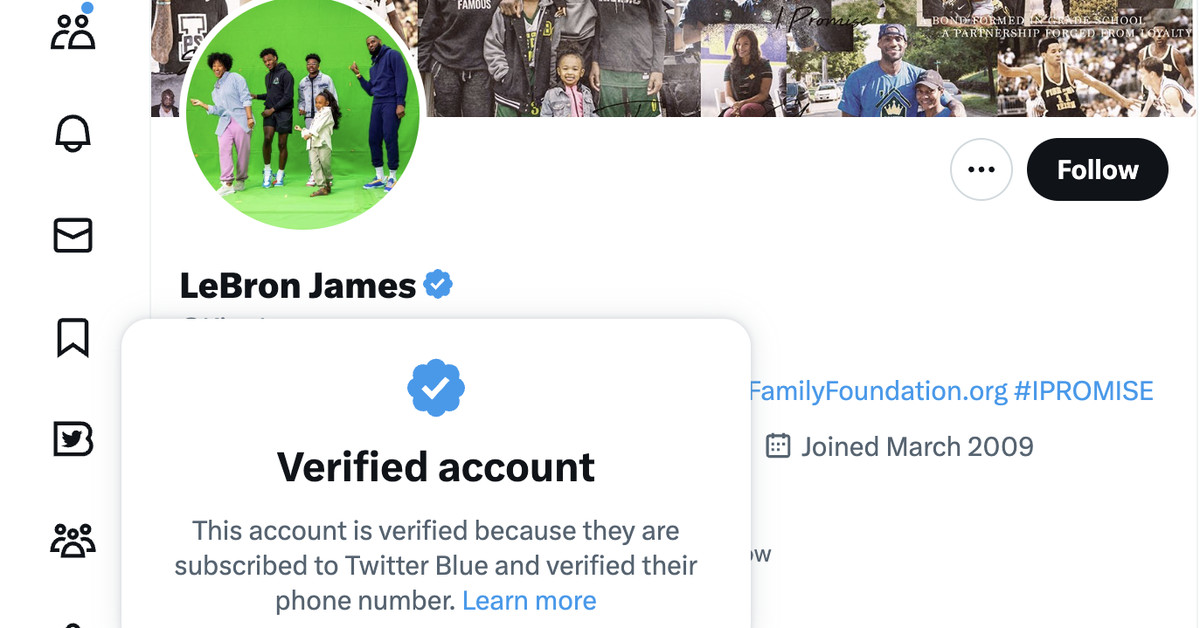 Featured image for LeBron James and Elon Musk's Twitter Verification Controversy