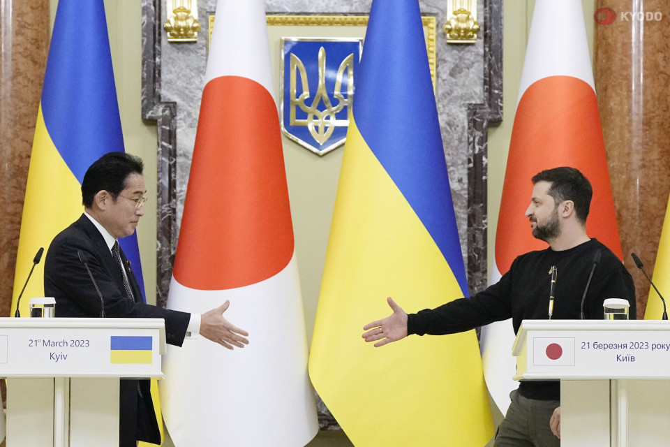 Japan extends aid to wounded Ukrainian soldiers.