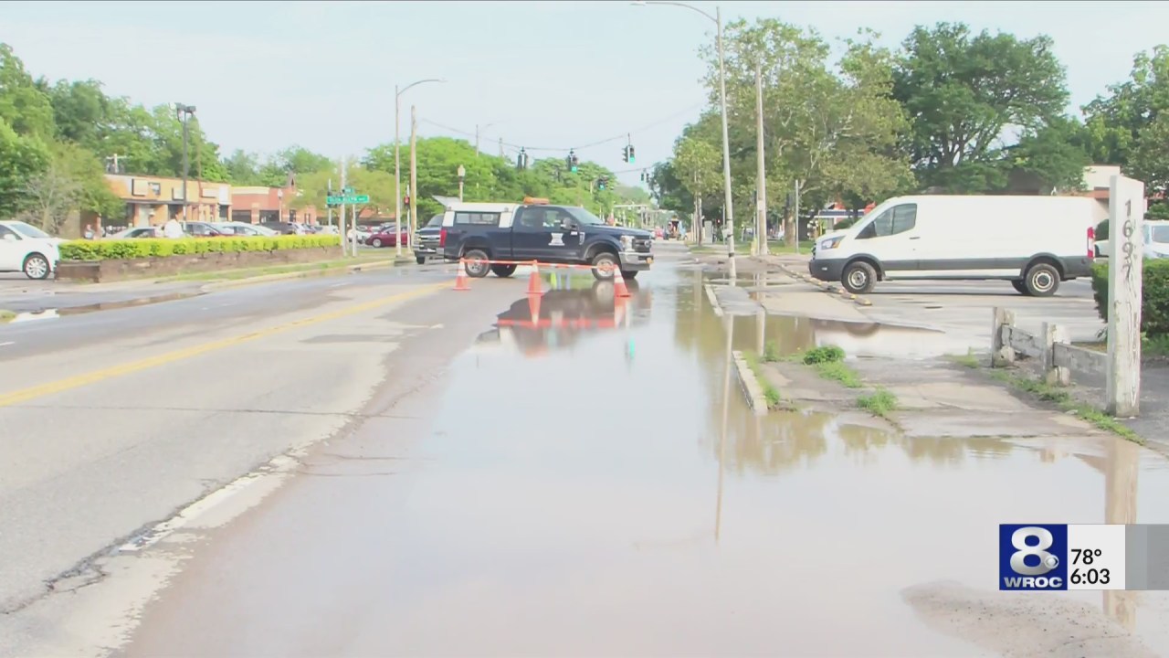 Multiple Water Main Breaks Cause Traffic Disruptions in Buffalo