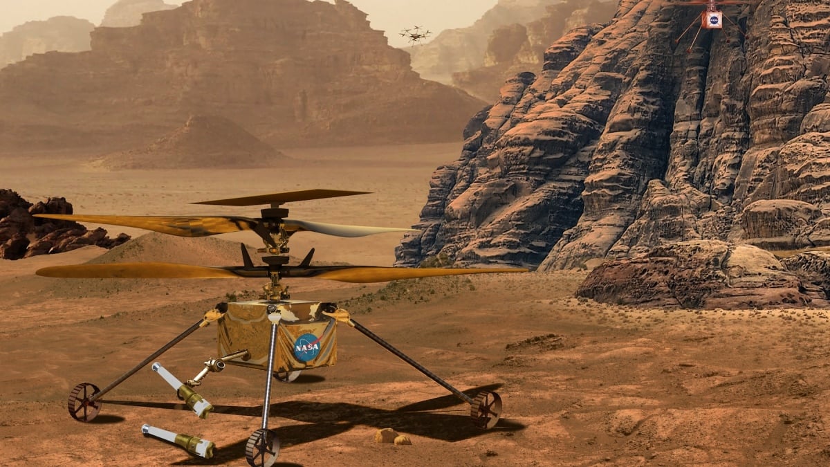 "NASA's Mars Helicopter Blades Achieve Blazing Speed in Spectacular Display"