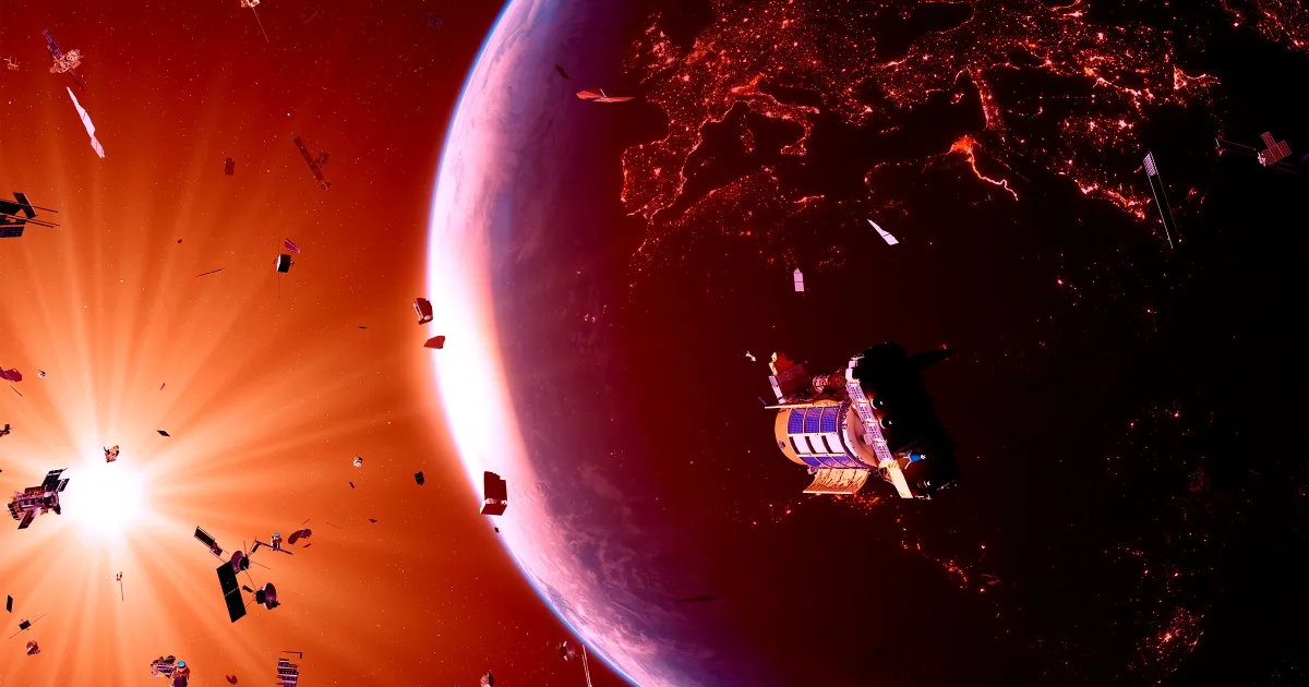 Featured image for Urgent Warning: Solar Storms and the Rising Risk of Space Debris Collisions