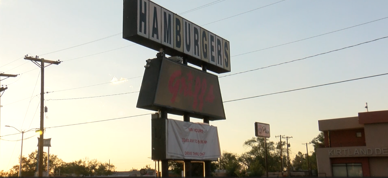 Closure of Griff's Hamburgers in Albuquerque