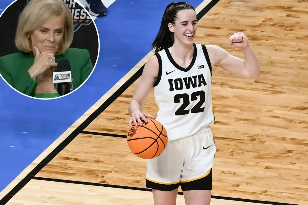 Featured image for "Caitlin Clark's Historic March Madness Performance and Kim Mulkey's Reaction"