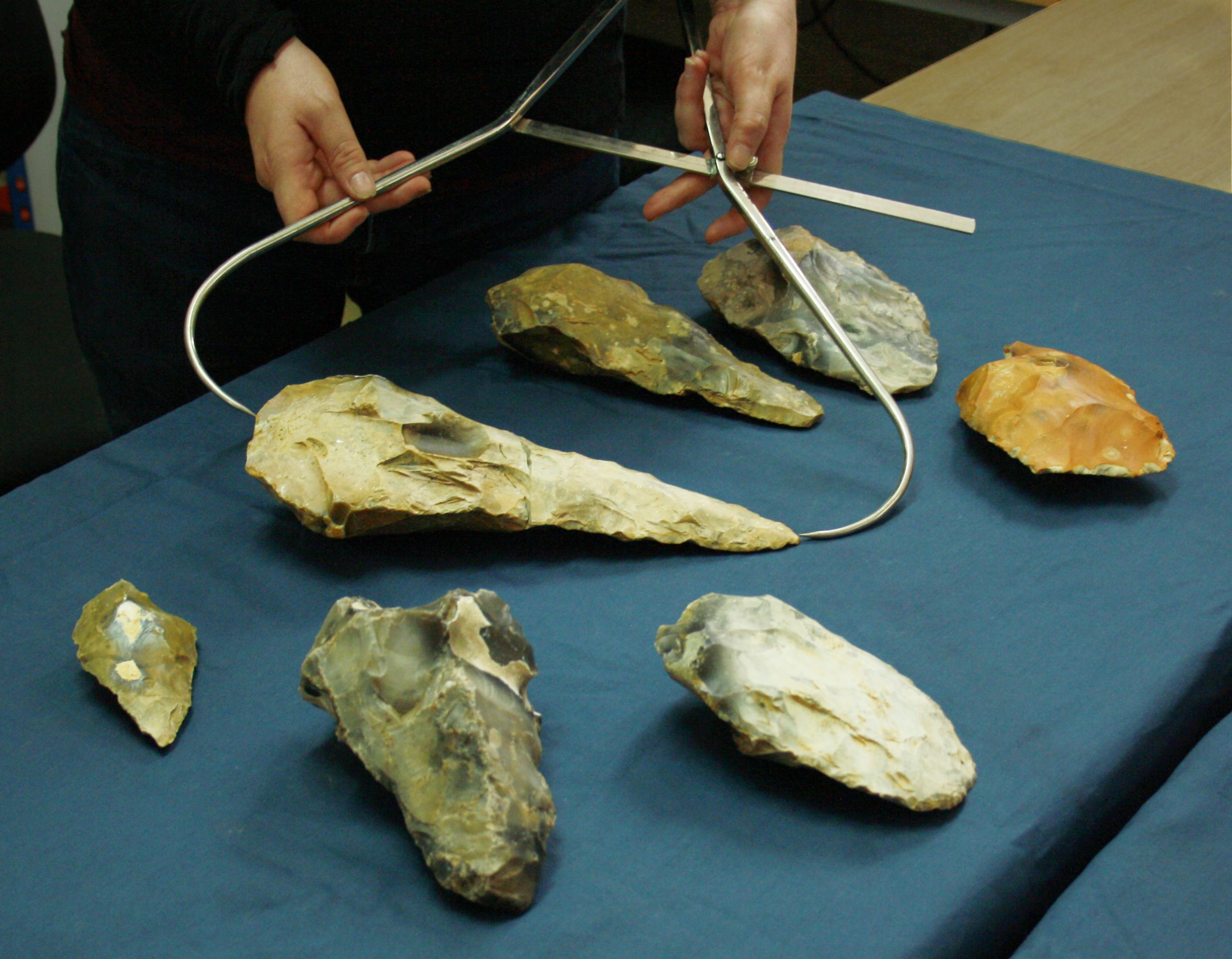 Ancient Giant Handaxe Unearthed at Rare Ice Age Site