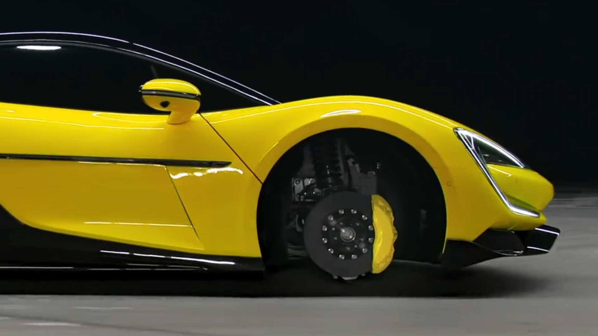 Featured image for BYD's Yangwang U9 EV Supercar showcases new suspension technology with impressive stunts.