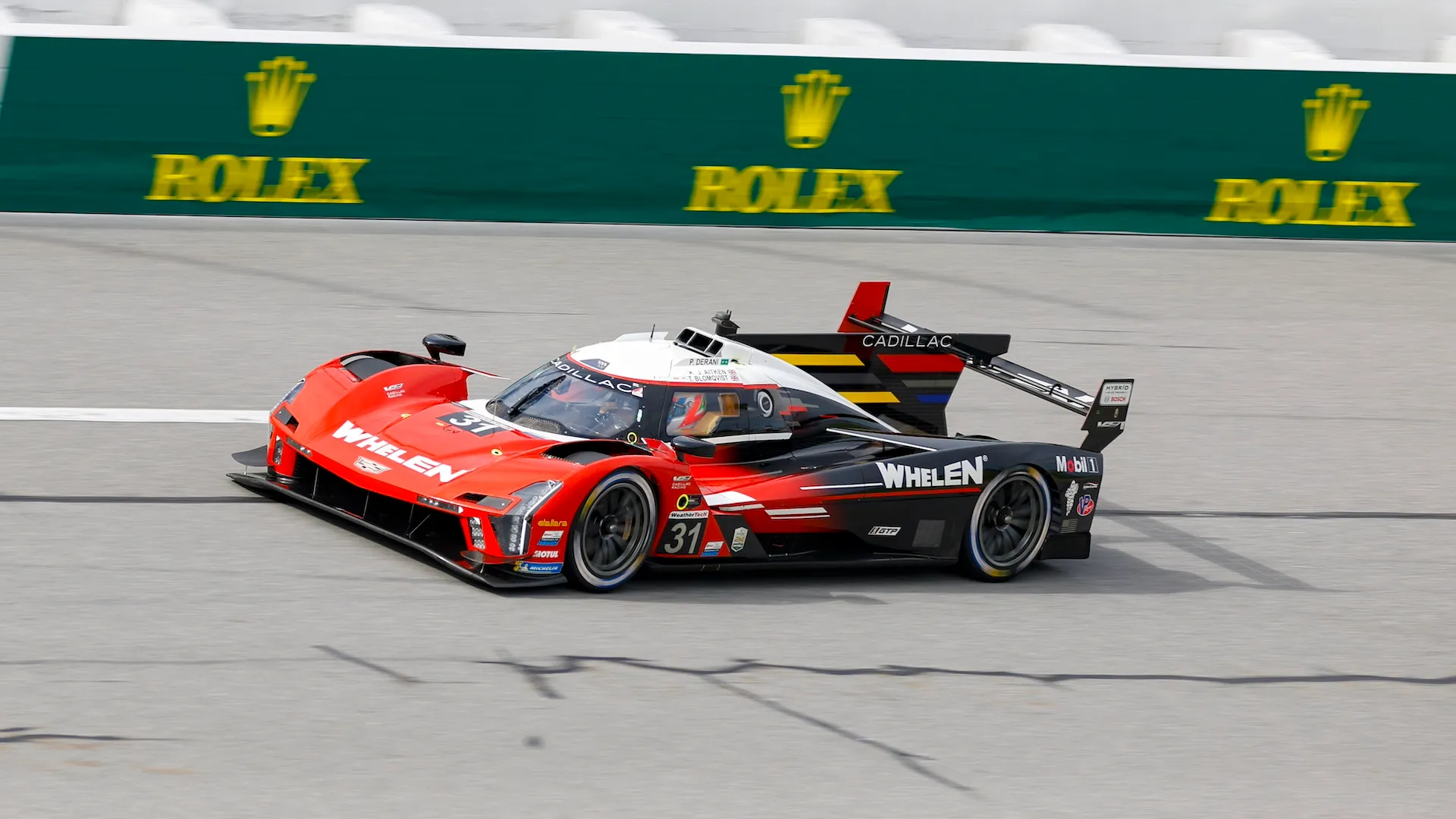 Featured image for "Derani Shatters Daytona Track Record, Secures Pole for Cadillac at Rolex 24"