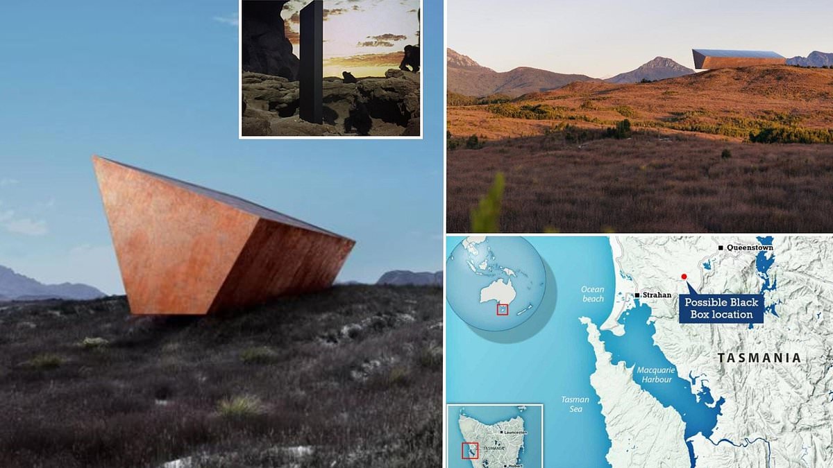 Featured image for "32ft Steel Monolith in Tasmania to Serve as Earth's Black Box Filled with Documented Data"