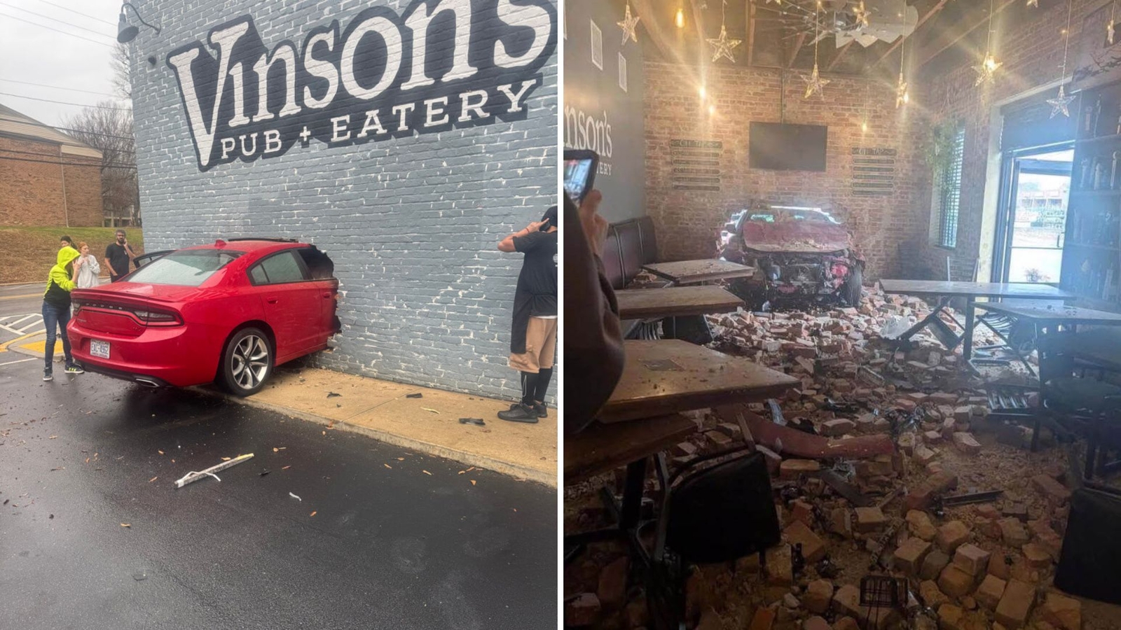 Featured image for Driver crashes into Clayton restaurant causing closure and investigation