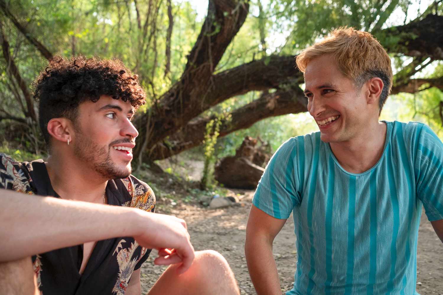 Featured image for "Cassandro: Bad Bunny and Gael García Bernal's Steamy Kiss in New Clip"