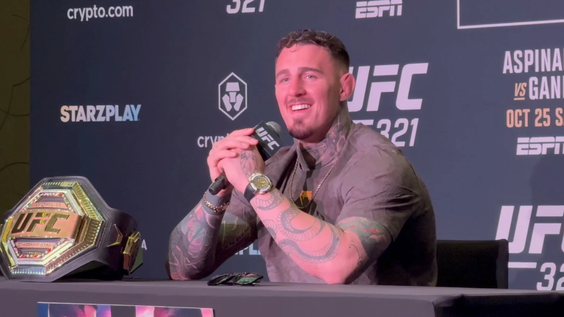 Featured image for Tom Aspinall Takes Gane Seriously Despite No Favorite Status