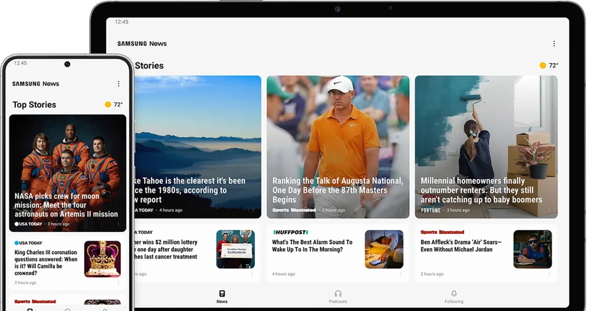 Featured image for Samsung Launches News App for Galaxy Devices
