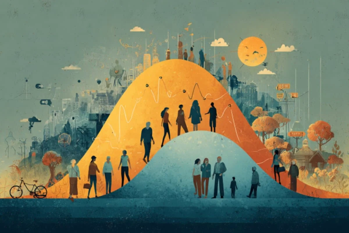 Featured image for Midlife Unhappiness Declines, Changing the Age of Peak Misery