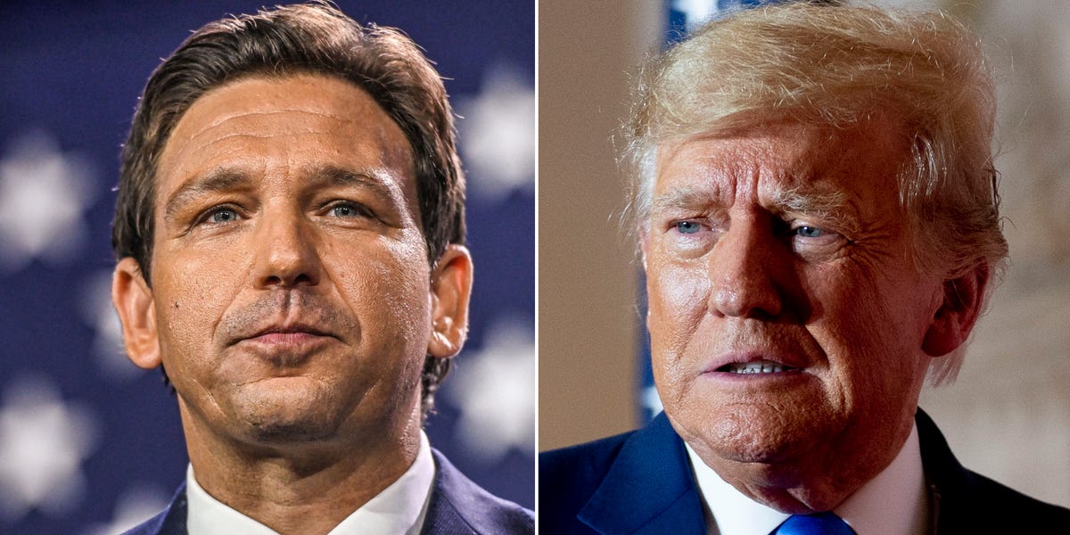 DeSantis and Trump's Feud Intensifies as 2024 Approaches.