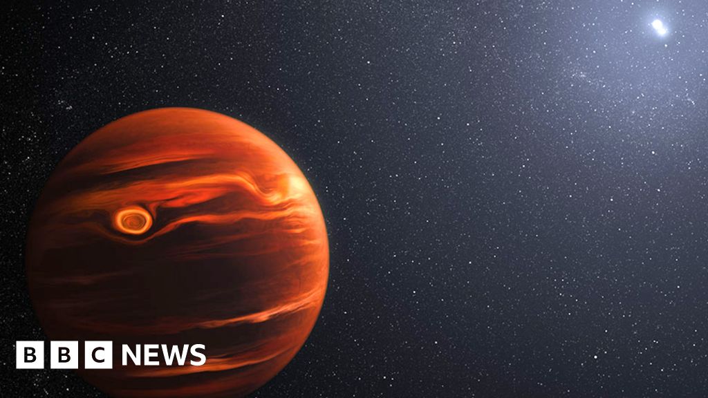 Distant world experiences dust storm detected by James Webb telescope.