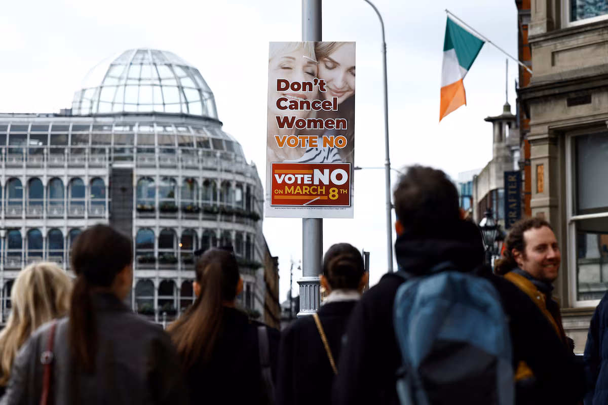 "Ireland Votes to Remove 'Women's Duties in the Home' from Constitution"