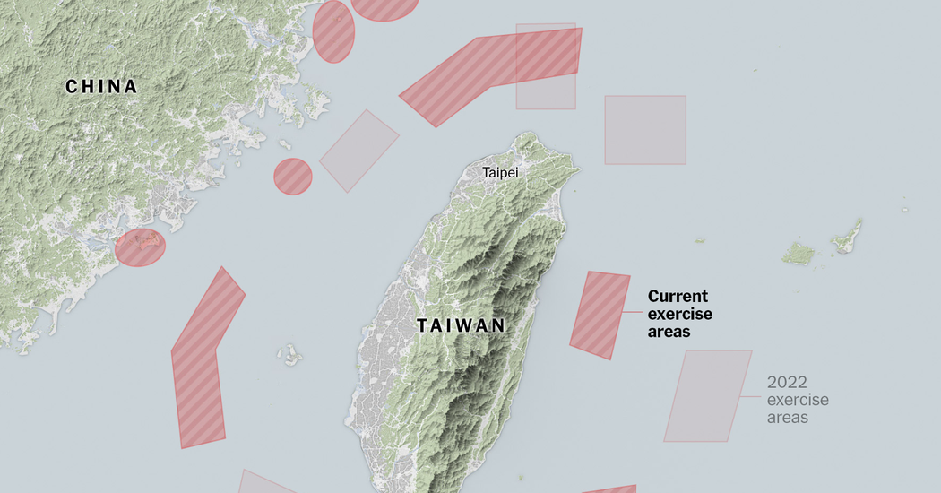 Featured image for China Conducts Military Drills Around Taiwan as 'Punishment'