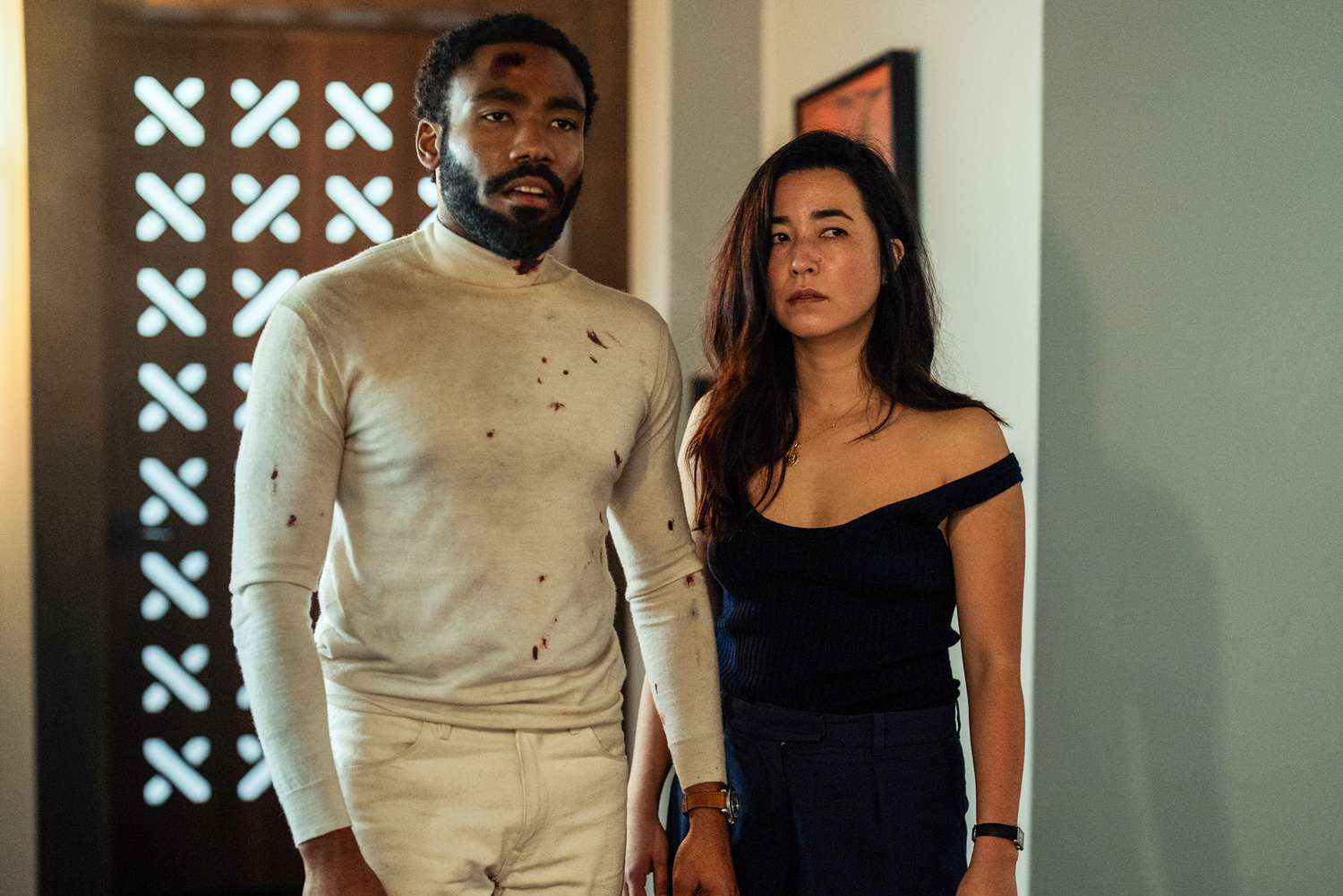Featured image for "Inside the Mr. & Mrs. Smith Dynamic: Donald Glover and Maya Erskine's On-Screen Chemistry"
