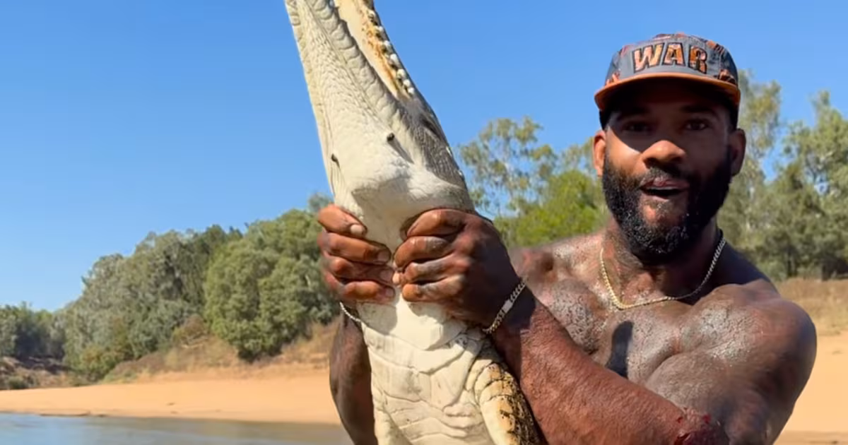 Featured image for US Influencer Under Investigation for Dangerous Crocodile Wrestling Videos in Australia
