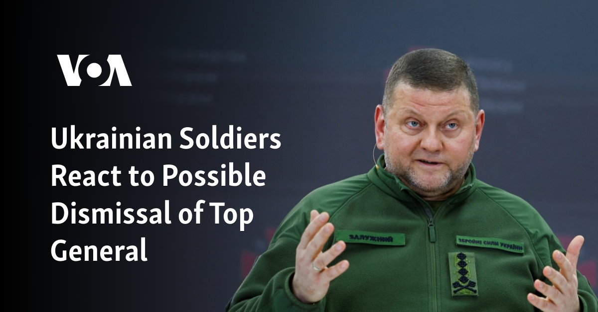 "Zelensky Considers Dismissing Top Ukrainian General Amid Internal Challenges"