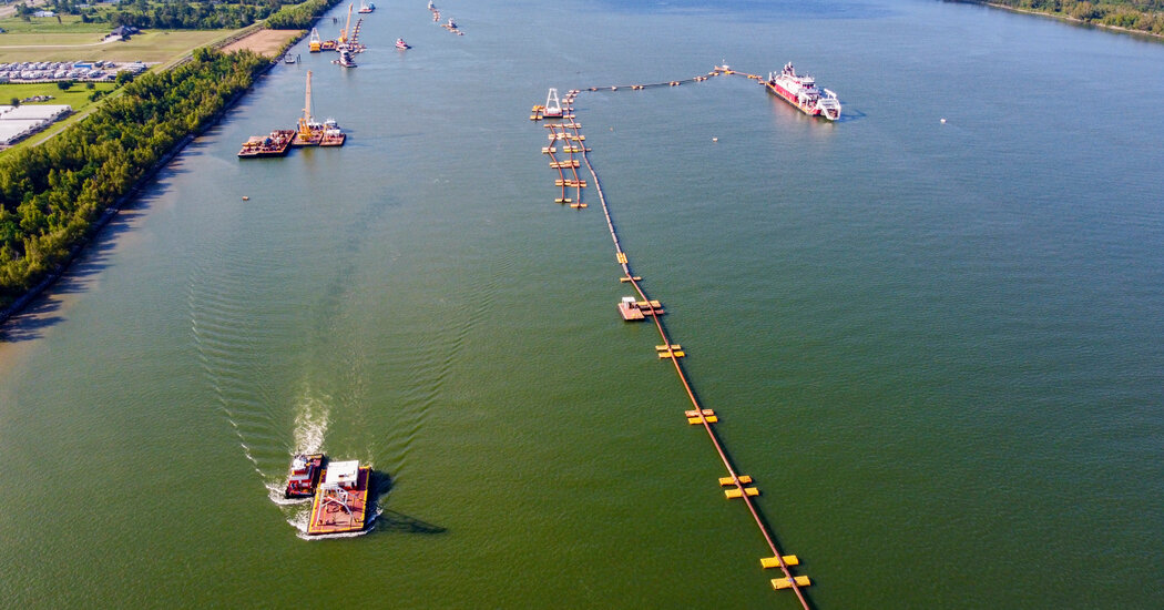 "Saltwater Intrusion Crisis: Louisiana Takes Urgent Measures to Protect Water Supply"