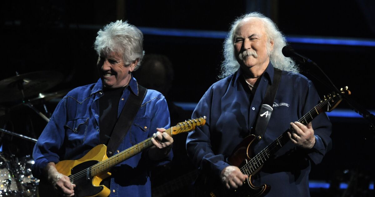 Graham Nash confirms David Crosby's COVID-19 death.