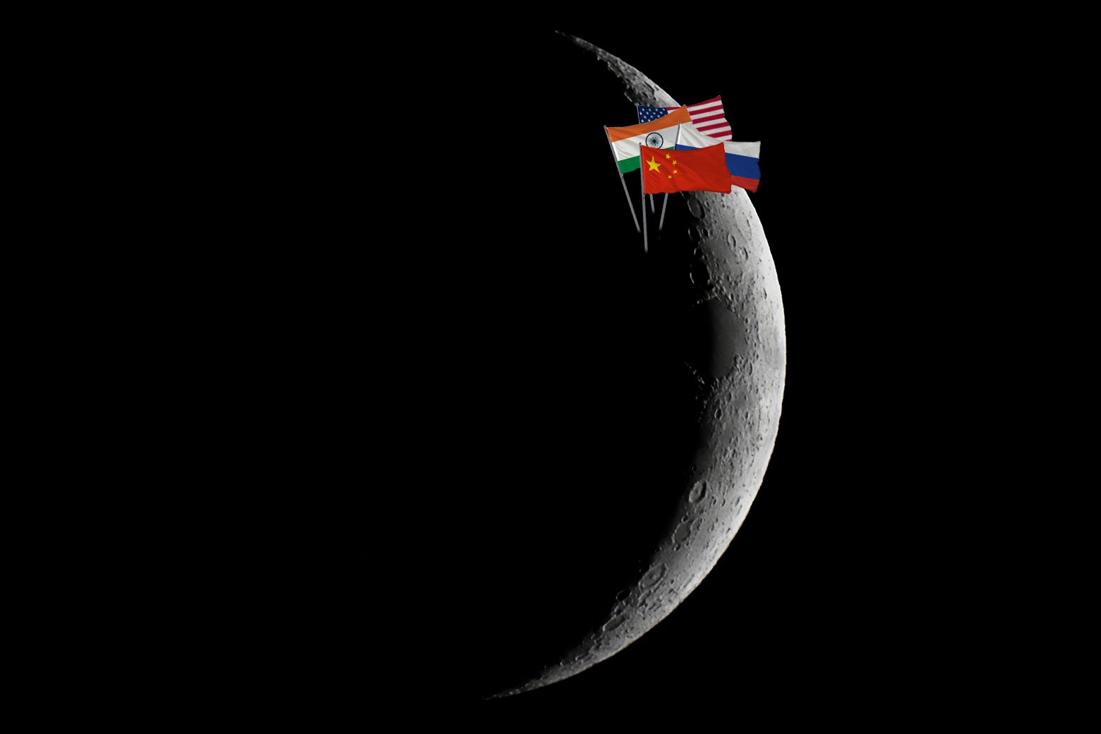 "The Lunar South Pole: A Battleground for Space Supremacy"