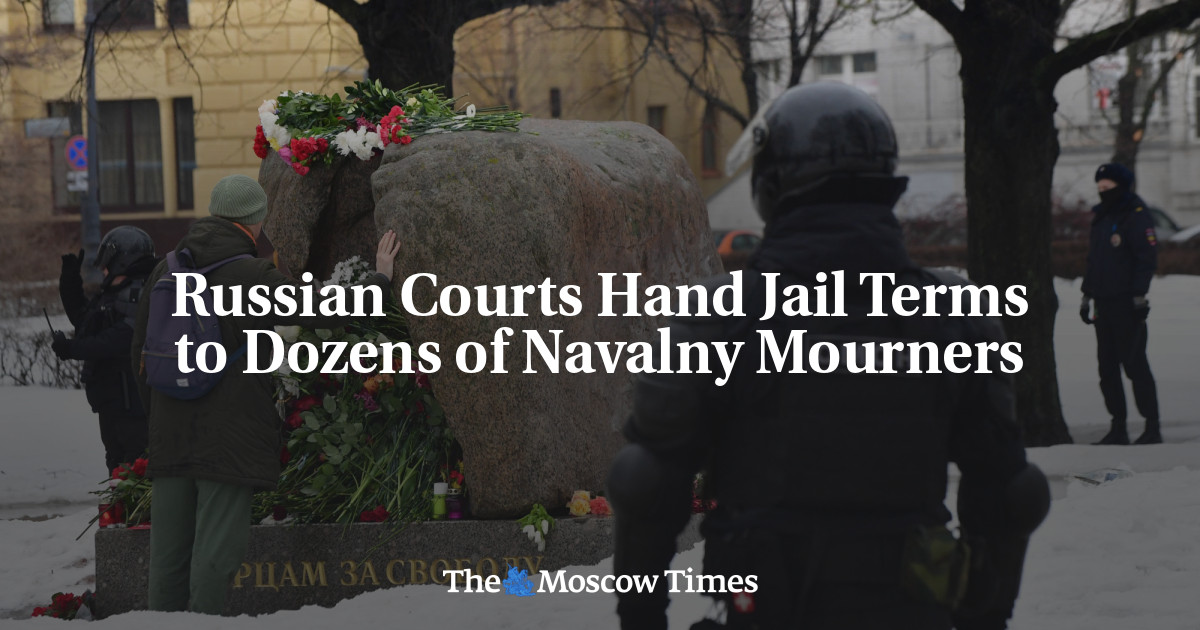 "Navalny Mourners Face Jail Time as Widow Meets EU Ministers"