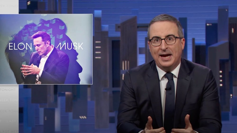 Featured image for John Oliver's Scathing Comparison: Elon Musk as a Movie Villain