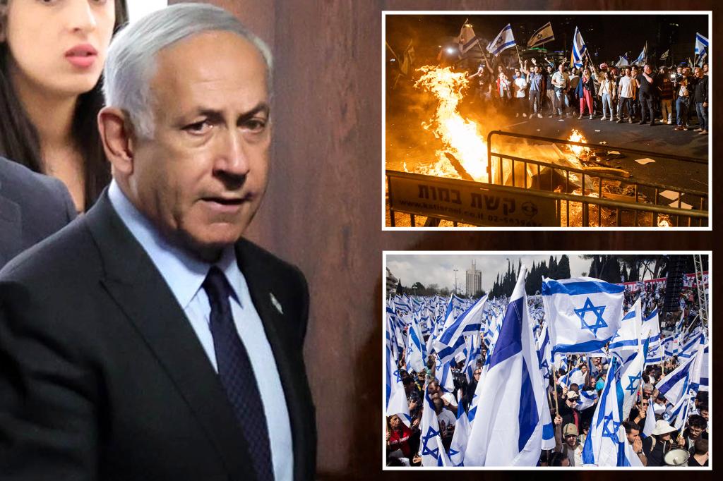 Israeli protests force Netanyahu to halt judicial overhaul legislation.