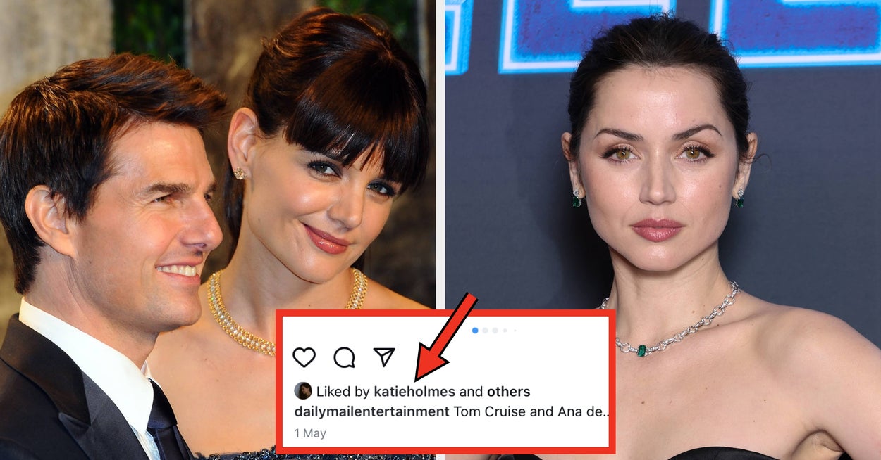 Featured image for Katie Holmes Sparks Attention by Liking Post About Tom Cruise and Ana de Armas Rumored Romance