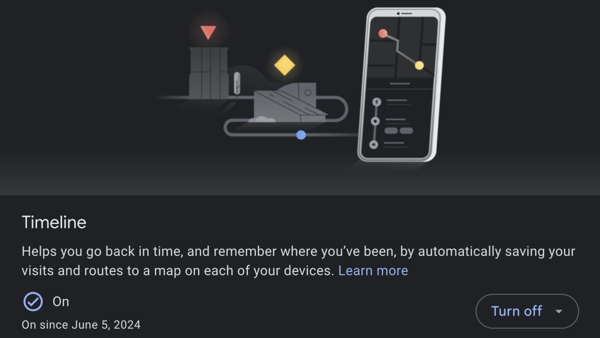 Featured image for "Google Maps Now Lets You Save Timeline Data Directly to Your Phone"
