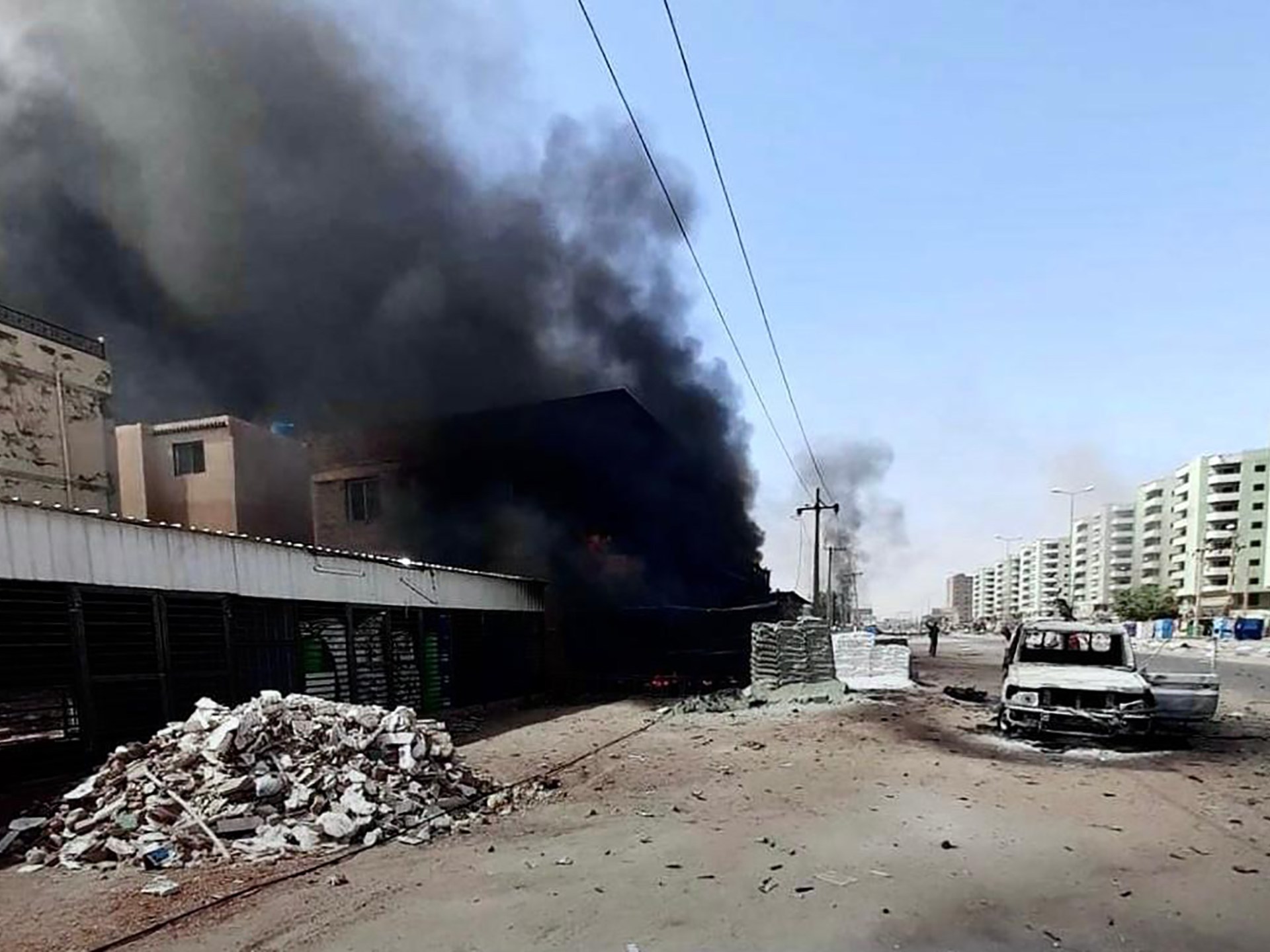 Foreigners evacuated as Sudan factions agree to ceasefire.