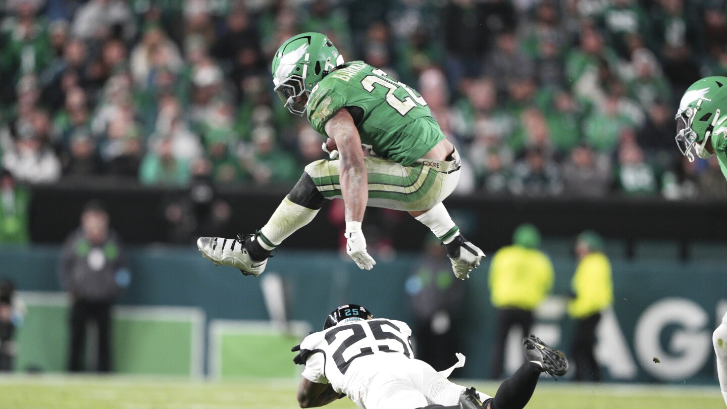 Featured image for Saquon Barkley's Spectacular Hurdle Dominates NFL Headlines