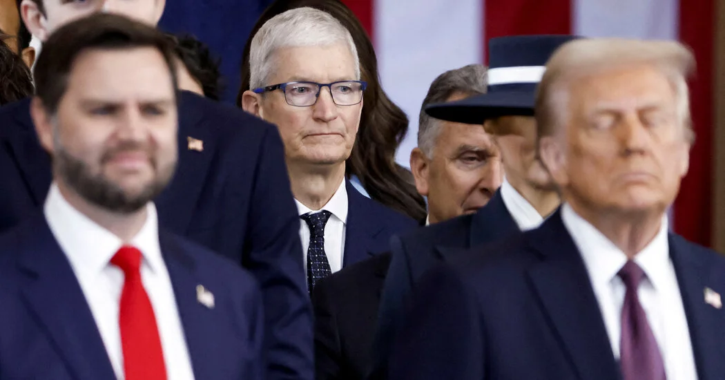 Tim Cook Navigates Political Tensions Amidst Challenges at Apple