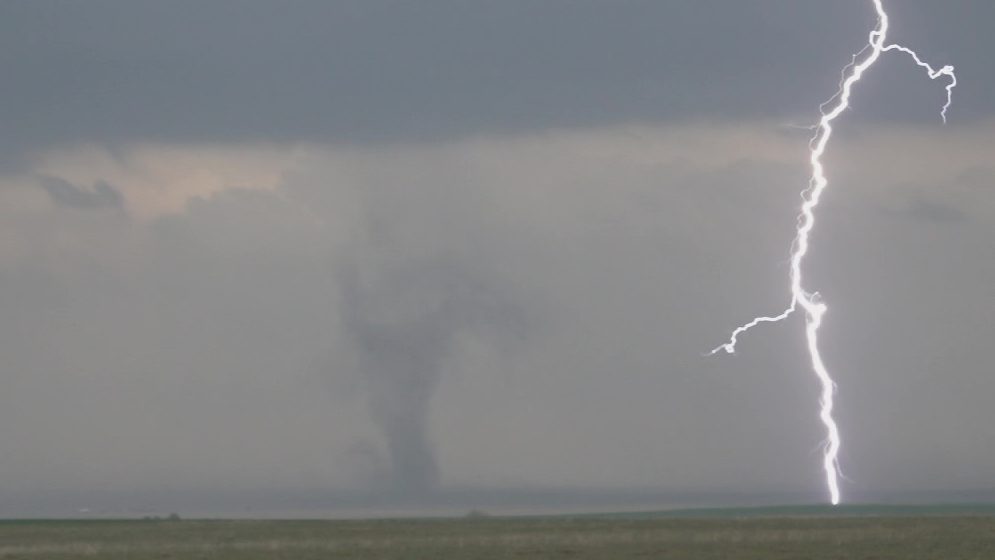 Colorado hit by severe storms, tornadoes and hail.