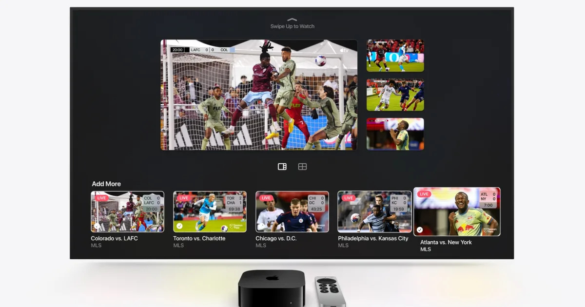 "Apple TV introduces Multiview for live sports streaming"