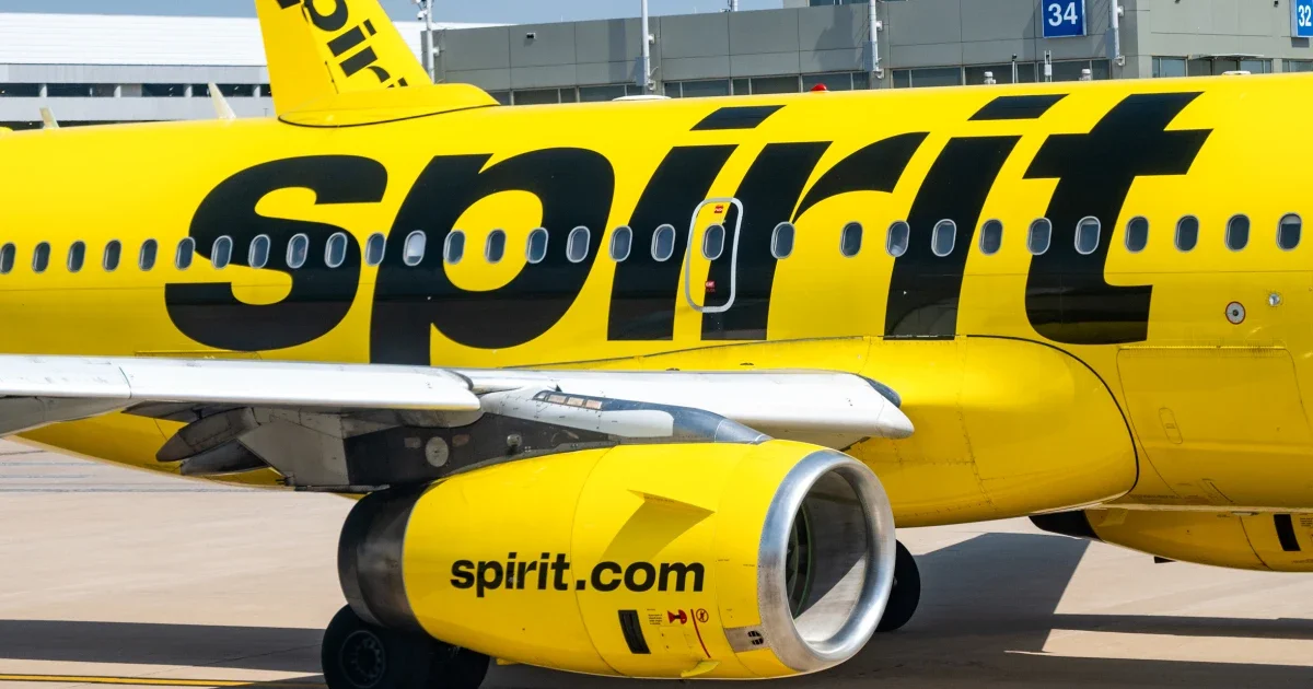Spirit Airlines experiences widespread delays and technical issues.