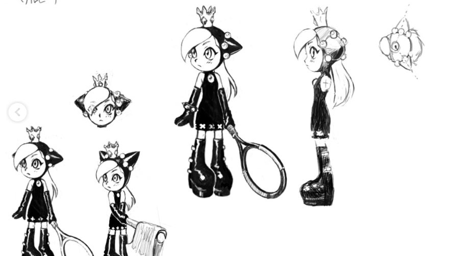 "Waluigi Creator Unveils Scrapped 'Walpeach' Design in Mario Power Tennis"