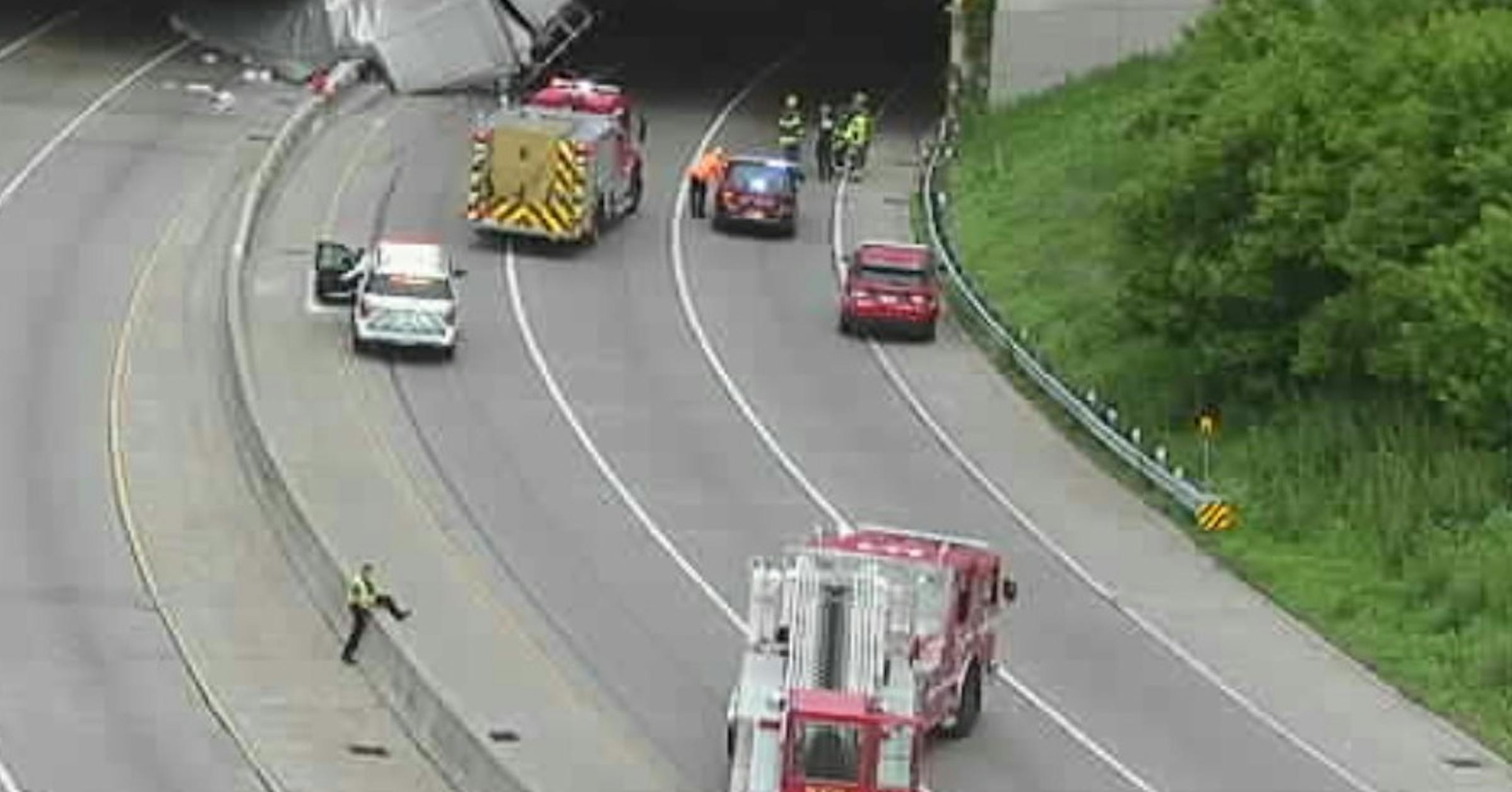 Featured image for I-94 at Lowry Tunnel Closed After Semi Crashes and Spills Ammunition
