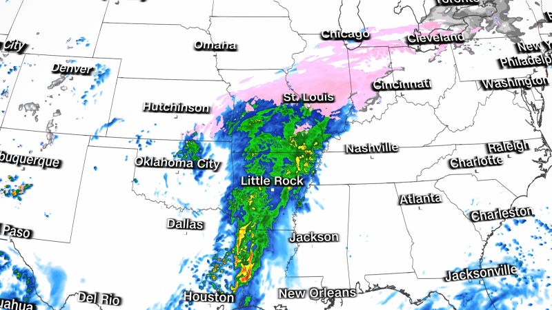 "Central US Braces for Freezing Rain as Warm Air Thaws the East"