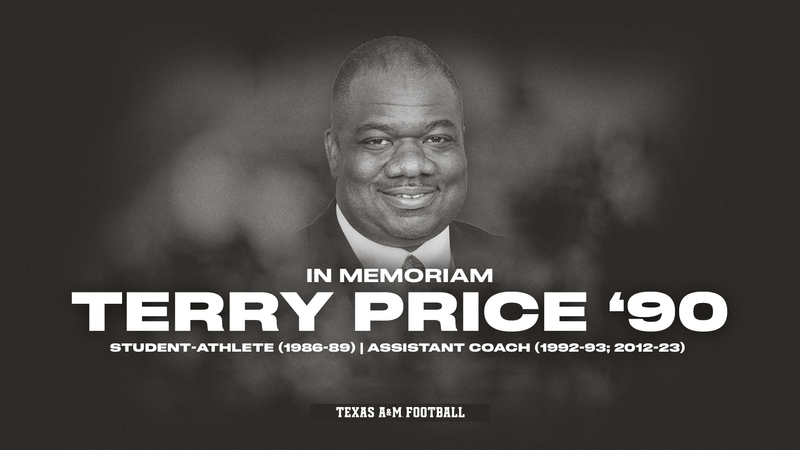 Texas A&M Football Coach Terry Price Passes Away at 55.