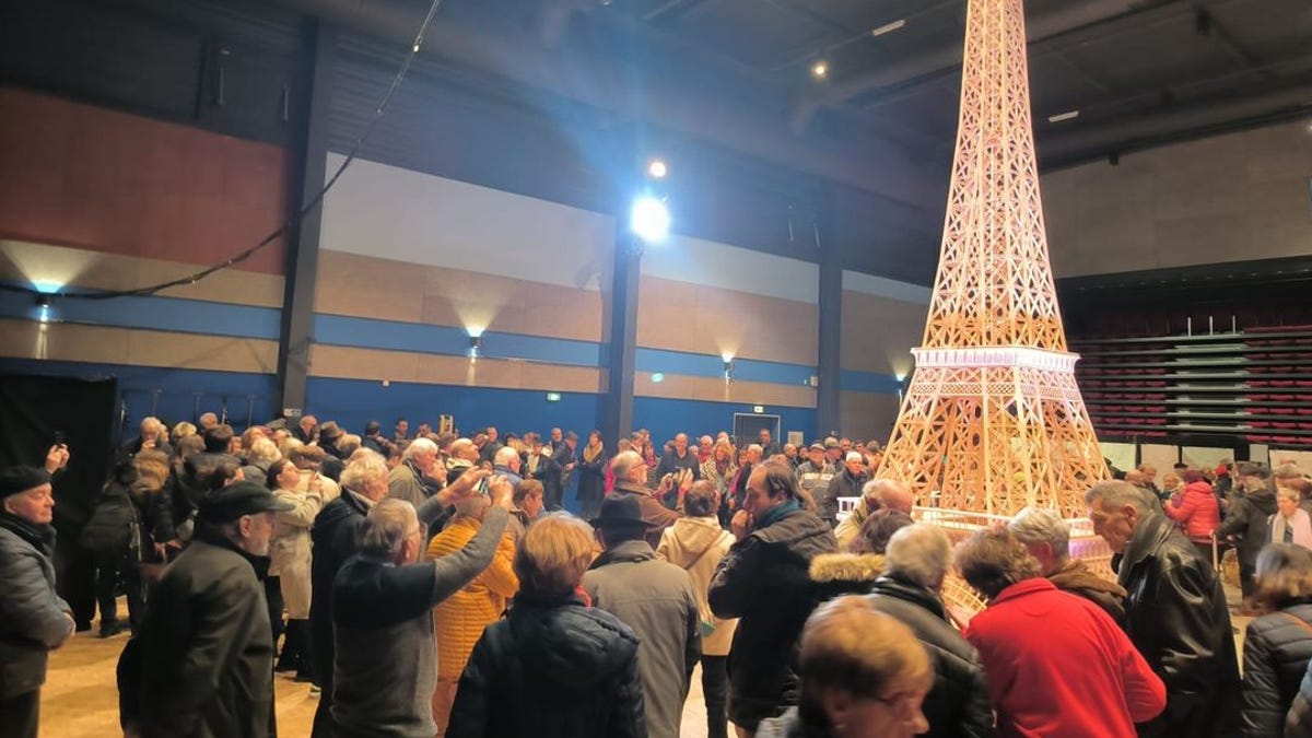 Featured image for "Guinness Disqualifies French Man's 700K Matchstick Eiffel Tower World Record Attempt"